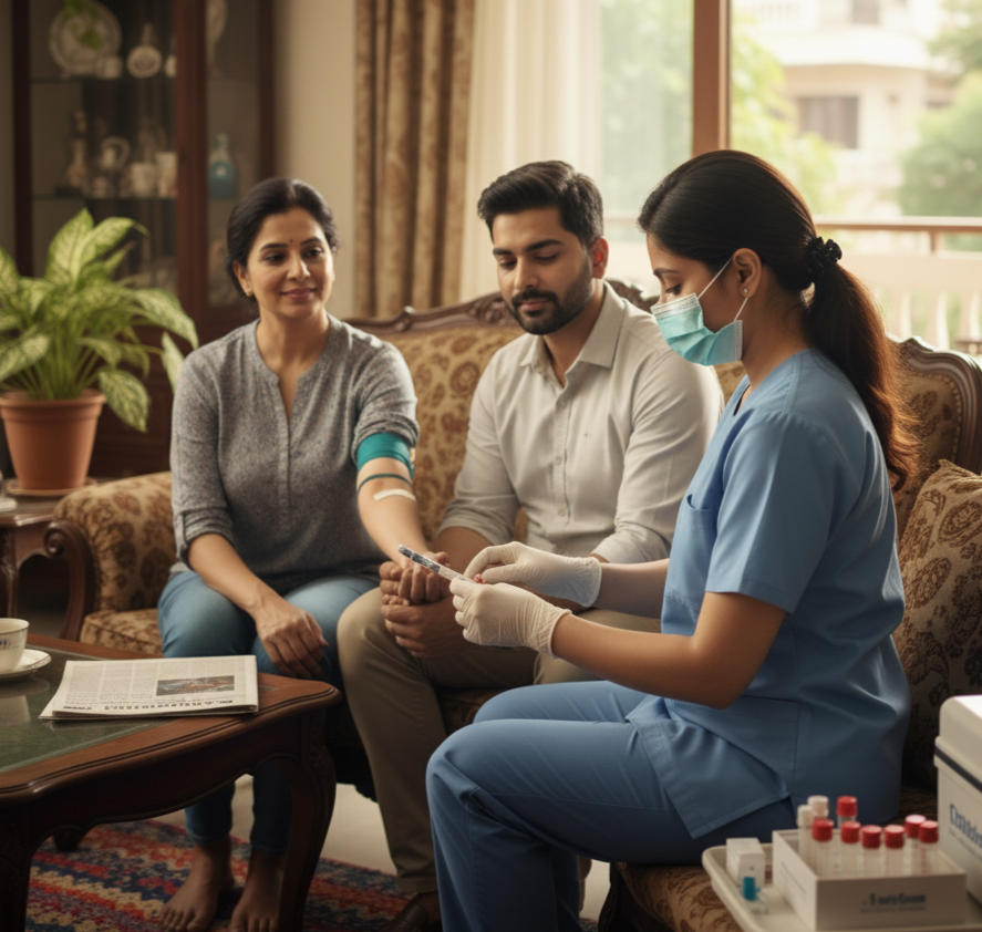 Free Blood Sample Collection at Home